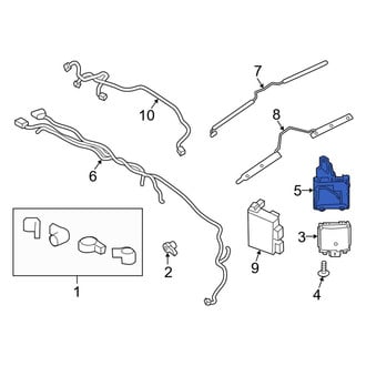 Lincoln OE - Rear Blind Spot Detection System Warning Sensor Bracket