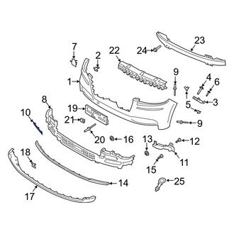 Lincoln OE - Front Left Bumper Trim