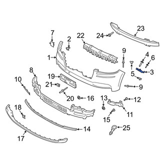 Lincoln OE - Front Left Bumper Cover Bracket