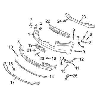 Lincoln OE - Front Bumper & Grille - Bumper & Components