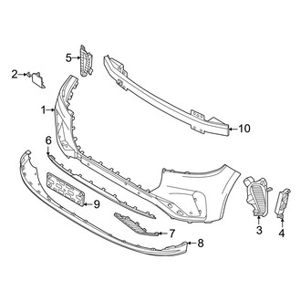 Lincoln OE - Front Bumper & Grille - Bumper & Components