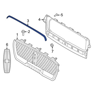 Lincoln OE - Front Grille Molding