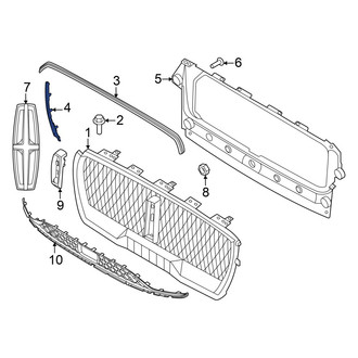 Lincoln OE - Front Left Lower Grille Molding