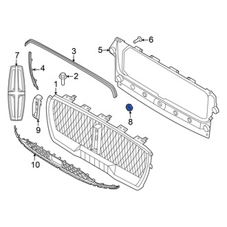 Lincoln OE - Grille Emblem Nut