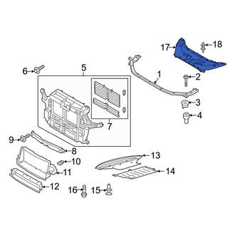 Lincoln OE - Front Radiator Support Access Cover