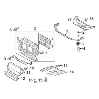 Lincoln OE - Radiator Support Tie Bar Bracket