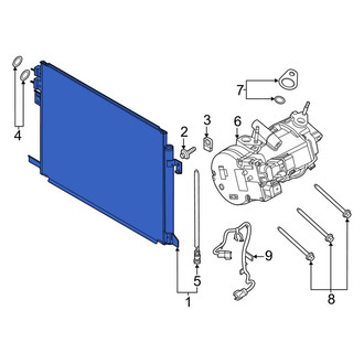 Lincoln OE - A/C Condenser