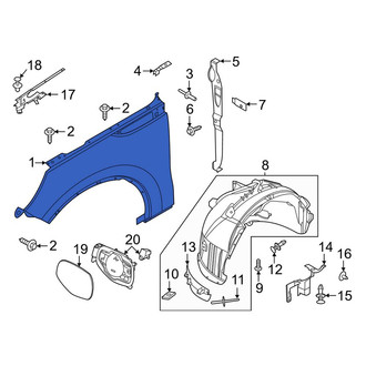 Lincoln OE - Front Left Fender