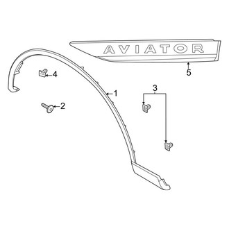 Lincoln OE - Fender - Exterior Trim