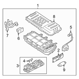 Lincoln OE - Electrical - Battery (High Voltage), (PLUG-IN HYBRID EV-GAS (PHEV))