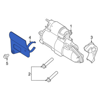 Lincoln OE - Starter Heat Shield