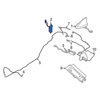 Lincoln OE - Rear Antenna Cable