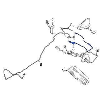 Lincoln OE - Center Antenna Cable