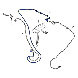 Lincoln OE - Center Antenna Cable