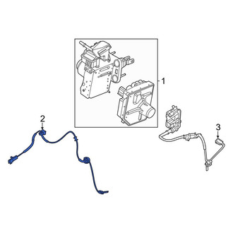 Lincoln OE - Front ABS Wheel Speed Sensor