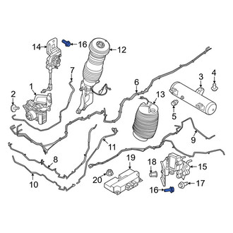 Lincoln OE - Suspension Ride Height Sensor Bolt