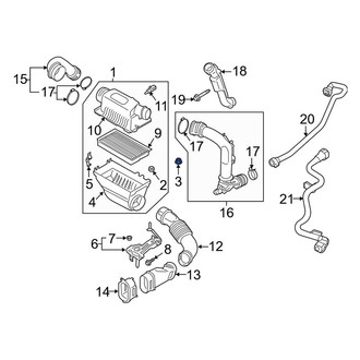 Lincoln OE - Air Filter Housing Nut