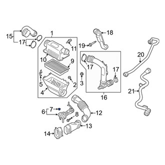 Lincoln OE - Air Filter Housing Insulator