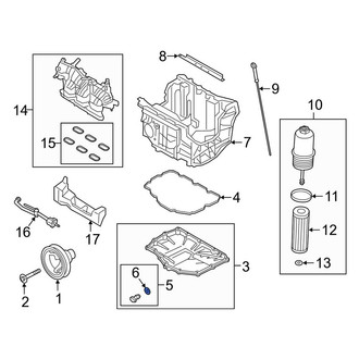 Lincoln OE - Engine Oil Drain Plug Gasket