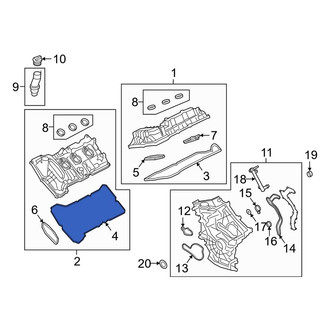 Lincoln OE - Left Inner Engine Valve Cover Gasket