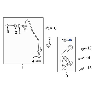 Lincoln OE - Turbocharger Oil Line Gasket