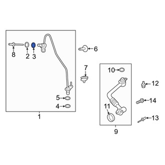 Lincoln OE - Turbocharger Oil Line Gasket