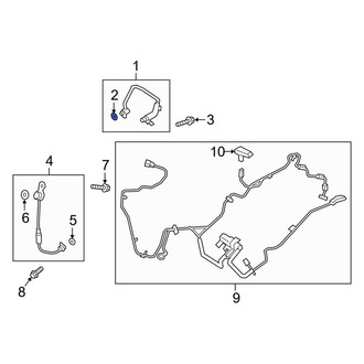 Lincoln OE - Outer Turbocharger Coolant Line Gasket