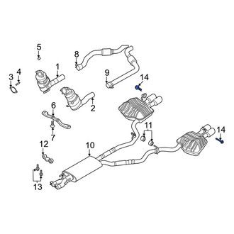 Lincoln OE - Rear Exhaust System Hanger Bolt