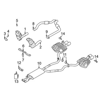 Lincoln OE - Exhaust System - Exhaust Components