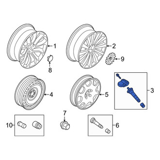 Lincoln OE - Tire Pressure Monitoring System (TPMS) Sensor