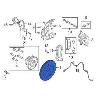 Lincoln OE - Front Disc Brake Rotor