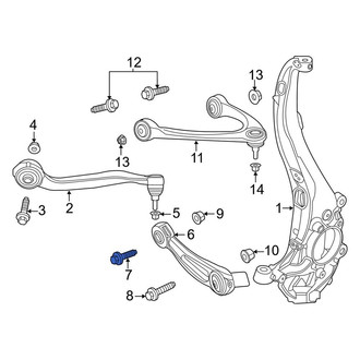 Lincoln OE - Rear Lower Inner Suspension Control Arm Bolt