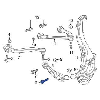Lincoln OE - Rear Lower Outer Suspension Control Arm Bolt