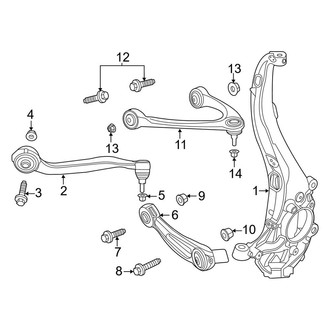 Lincoln OE - Front Suspension - Suspension Components (AWD)