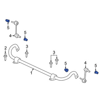 Lincoln OE - Front Suspension Stabilizer Bar Link Nut