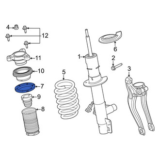 Lincoln OE - Front Upper Coil Spring Insulator