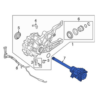 Lincoln OE - Transfer Case Input Shaft