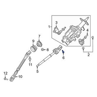 Lincoln OE - Upper Steering Shaft Bolt