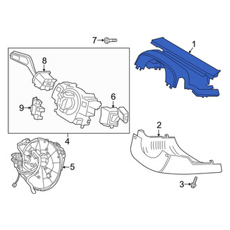 Lincoln OE - Upper Steering Column Cover