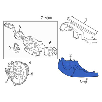 Lincoln OE - Lower Steering Column Cover