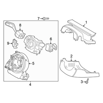 Lincoln OE - Steering Column - Shroud, Switches & Levers
