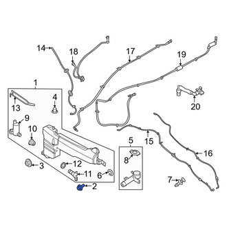 Lincoln OE - Washer Fluid Reservoir Bolt