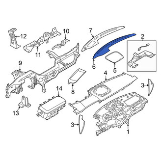 Lincoln OE - Front Dashboard Air Vent Trim