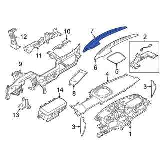 Lincoln OE - Front Dashboard Air Vent Trim
