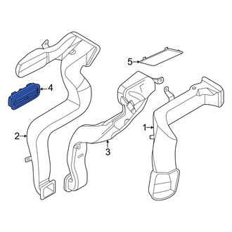 Lincoln OE - Rear Upper Dashboard Air Vent