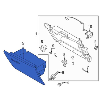 Lincoln OE - Front Glove Box Door