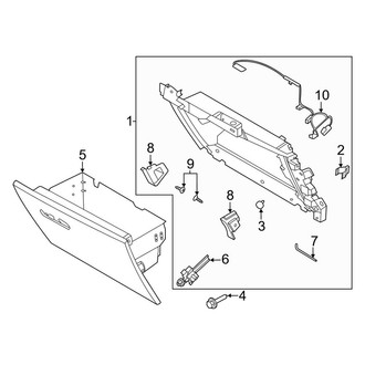 Lincoln OE - Instrument Panel - Glove Box