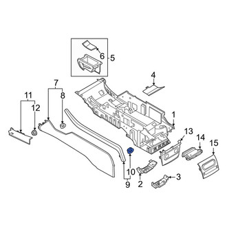 Lincoln OE - Console Panel Clip