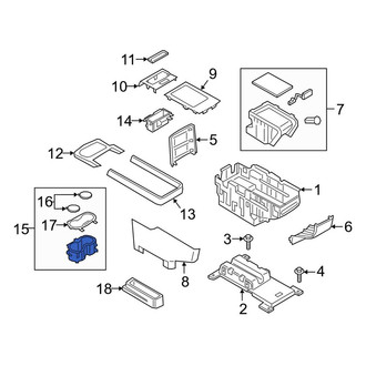 Lincoln OE - Rear Console Cup Holder