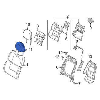 Lincoln OE - Front Left Headrest